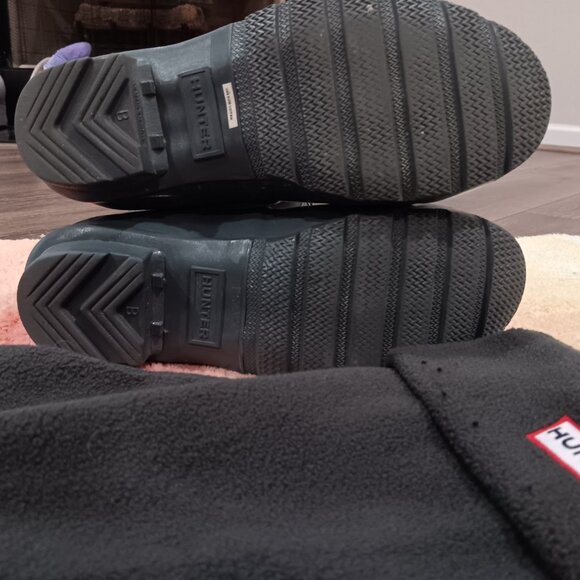 Hunter boots / Womans Size 7 / Men size 6 / gray - Picture 4 of 6